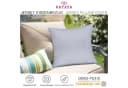 Pataya Kissenbezug 100% Baumwolle Grau Jersey 2er Set Bild 5