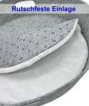 Pisi & Bili Katzenhaus Katzenkorb aus Filz Grau Bild 5