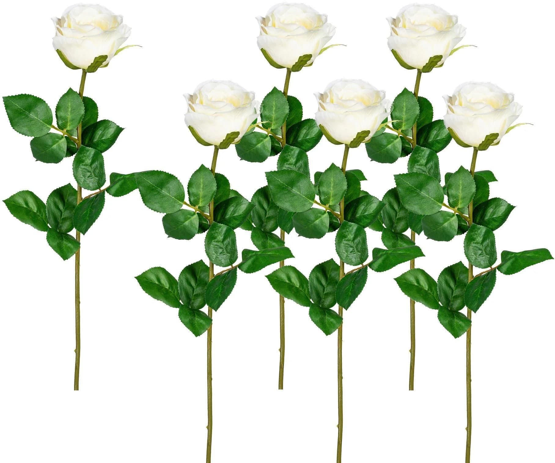 Creativ Green Kunstblume Set 6-tlg. Beige Natur