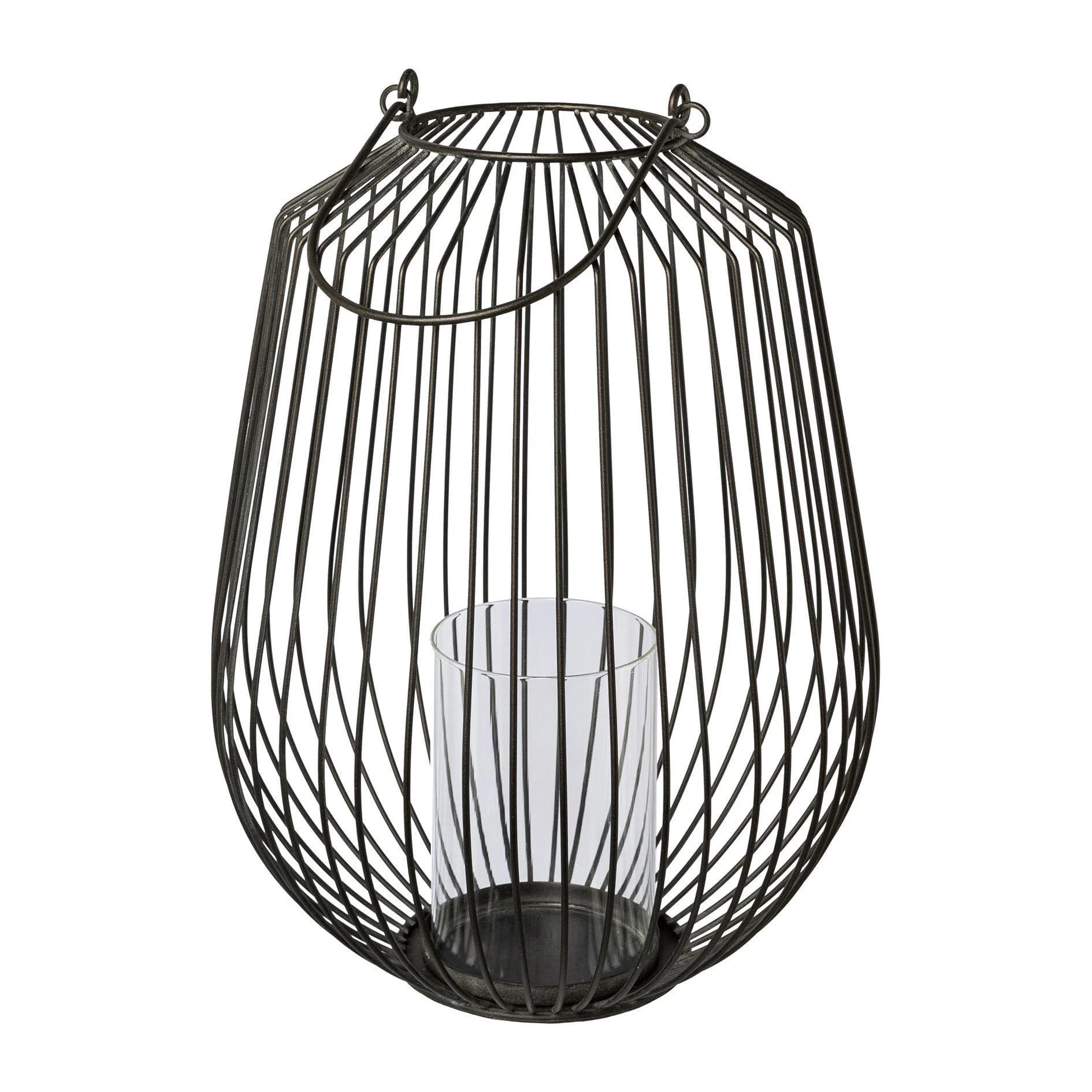 Windlicht URBANUS Metall Schwarz