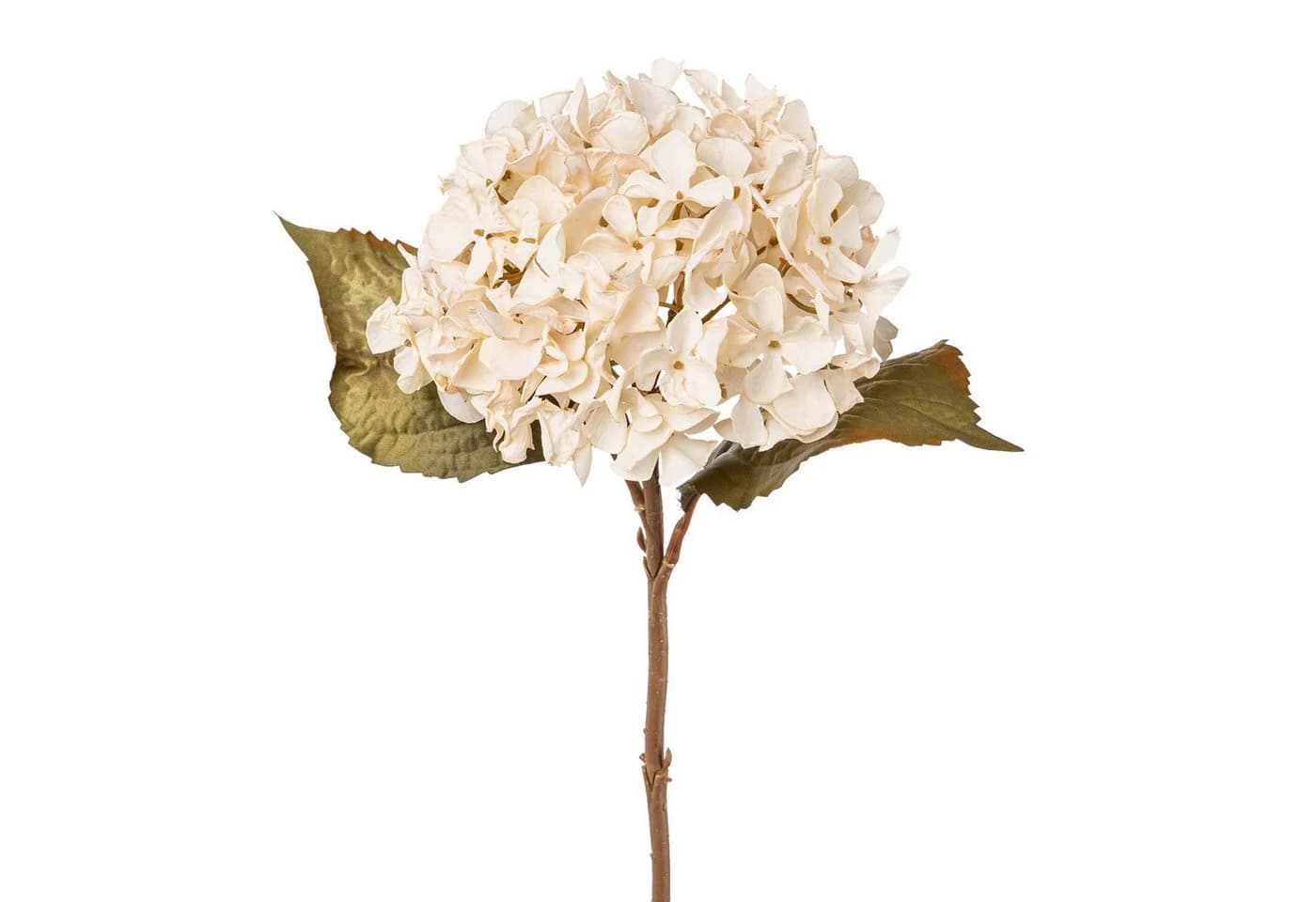 Gasper Kunstblume Hortensie 46 cm Beige - Bild 2