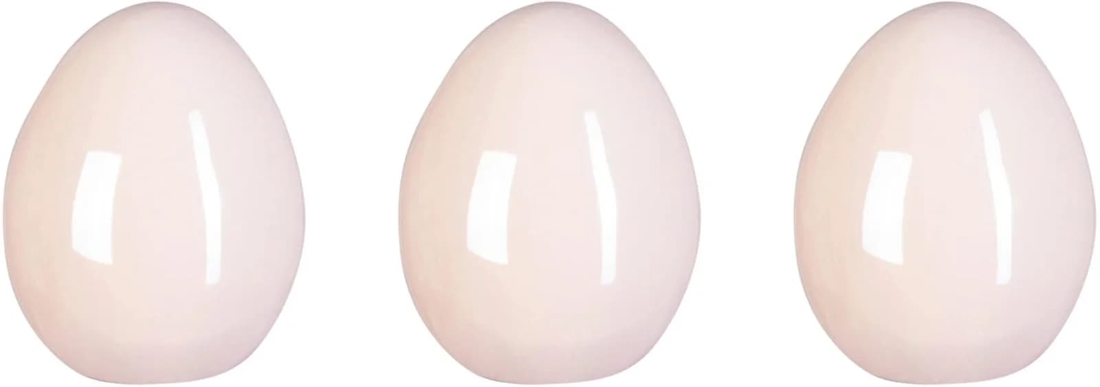 Osterei CREATIV HOME PEARL EFCT Rosa Keramik