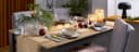 HOME AFFAIRE Windlicht Kerzenhalter Vallenay Naturweide Metall Braun-Silber Bild 4