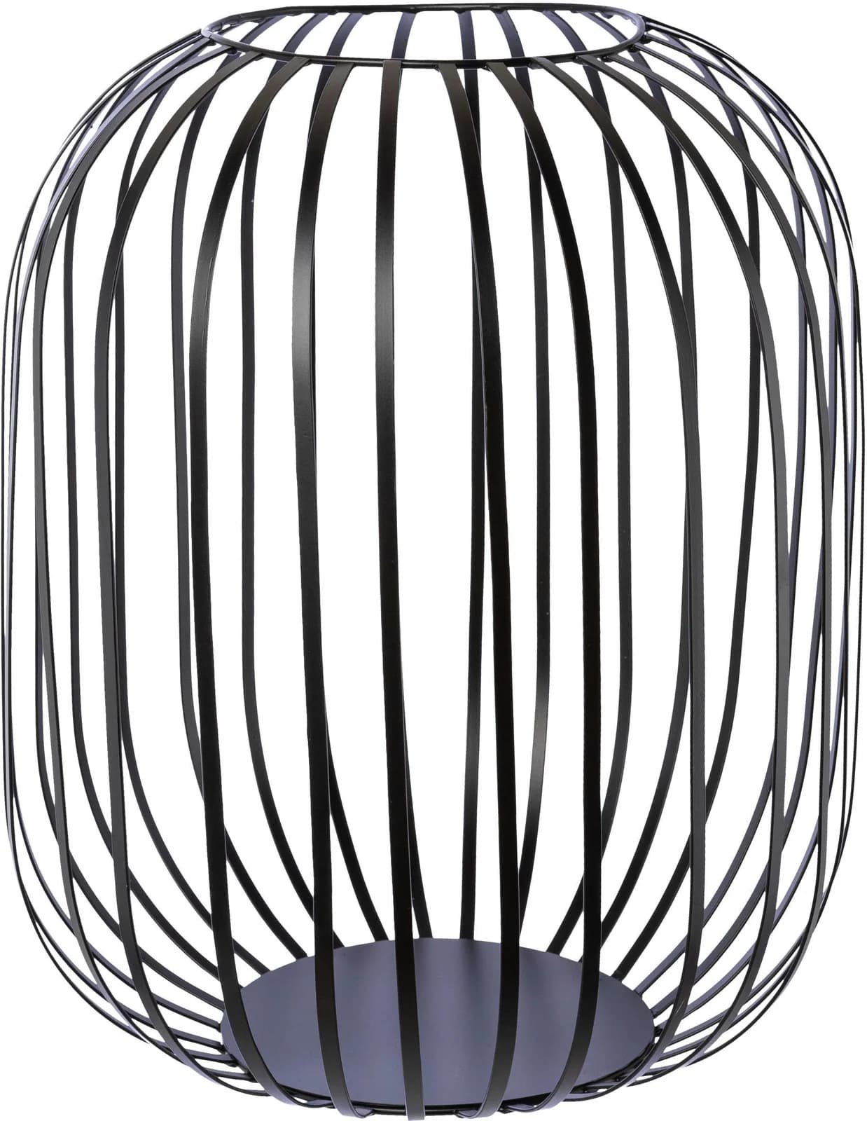 OTTO HOME Windlicht Dilja Schwarz Metall Minimalistisch