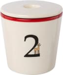 Kerzenhalter Set 4-tlg. Keramik weiß 10cm Bild 5