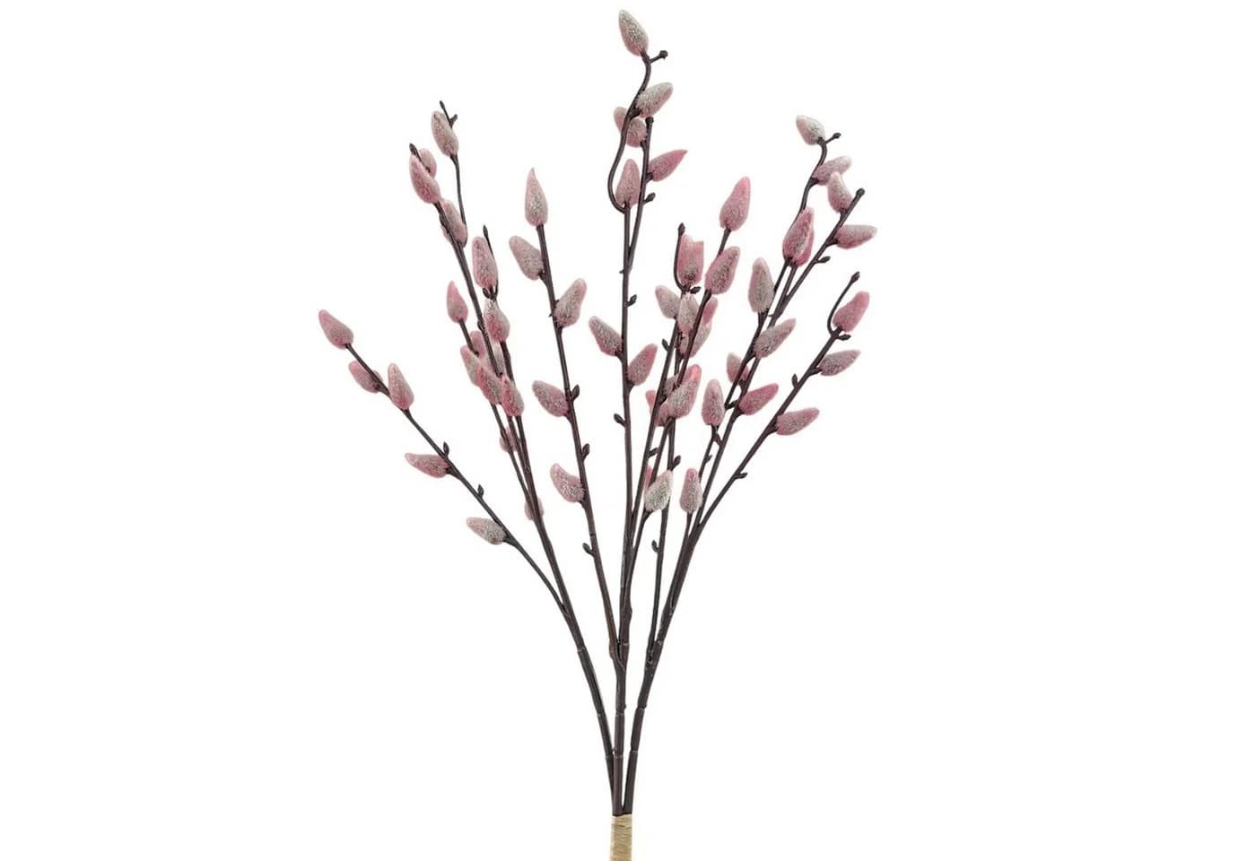 Künstlicher Weidenkätzchen-Bund 53cm Palmkätzchen Osterdeko Pink-Rosa naninoa GmbH - Bild 2