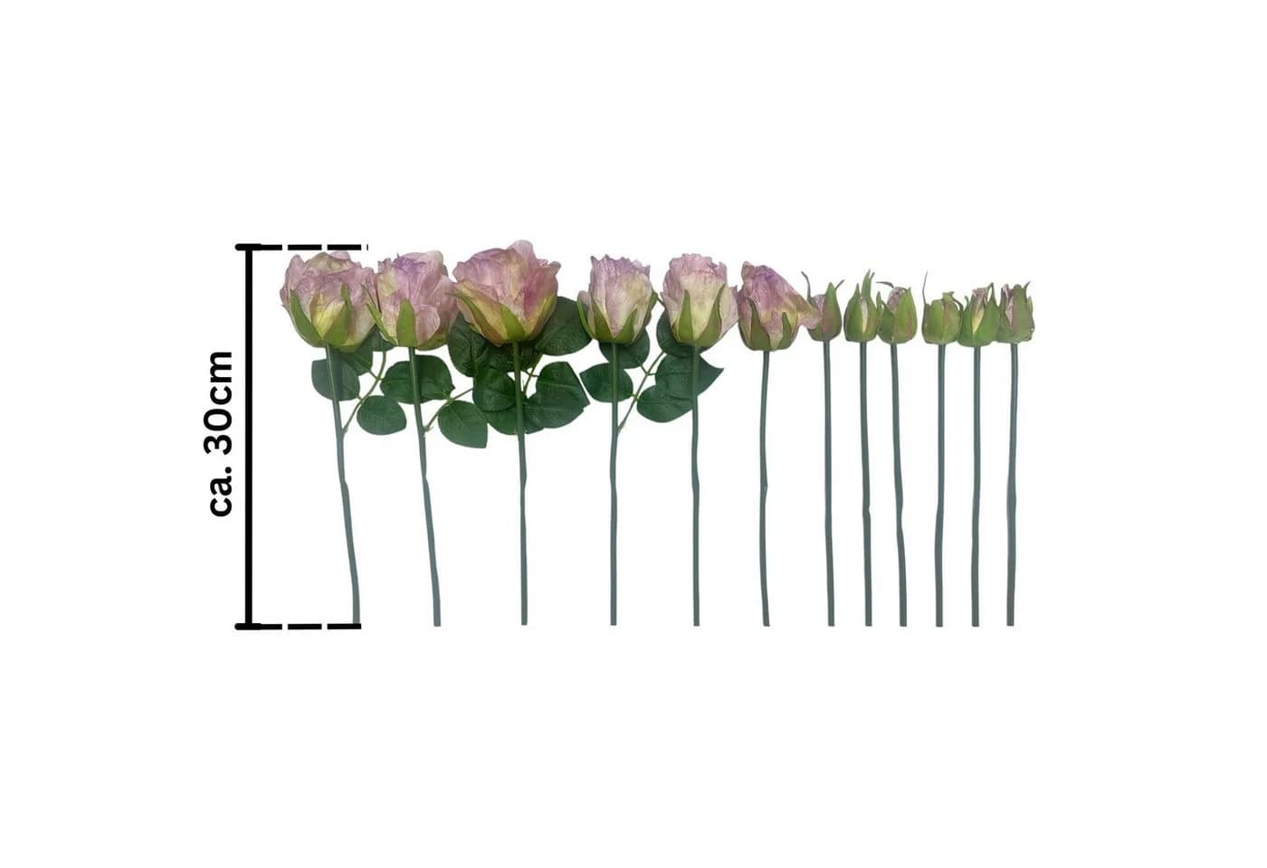 Künstlicher Rosenstrauß 30cm Gasper - Bild 4