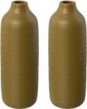 LEGER HOME Tischvase Vase Gelb Senf Glas Elegant Bild 2