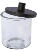 CREATIV HOME Kerzenhalter 4er Set Schwarz Glas Metall Bild 4