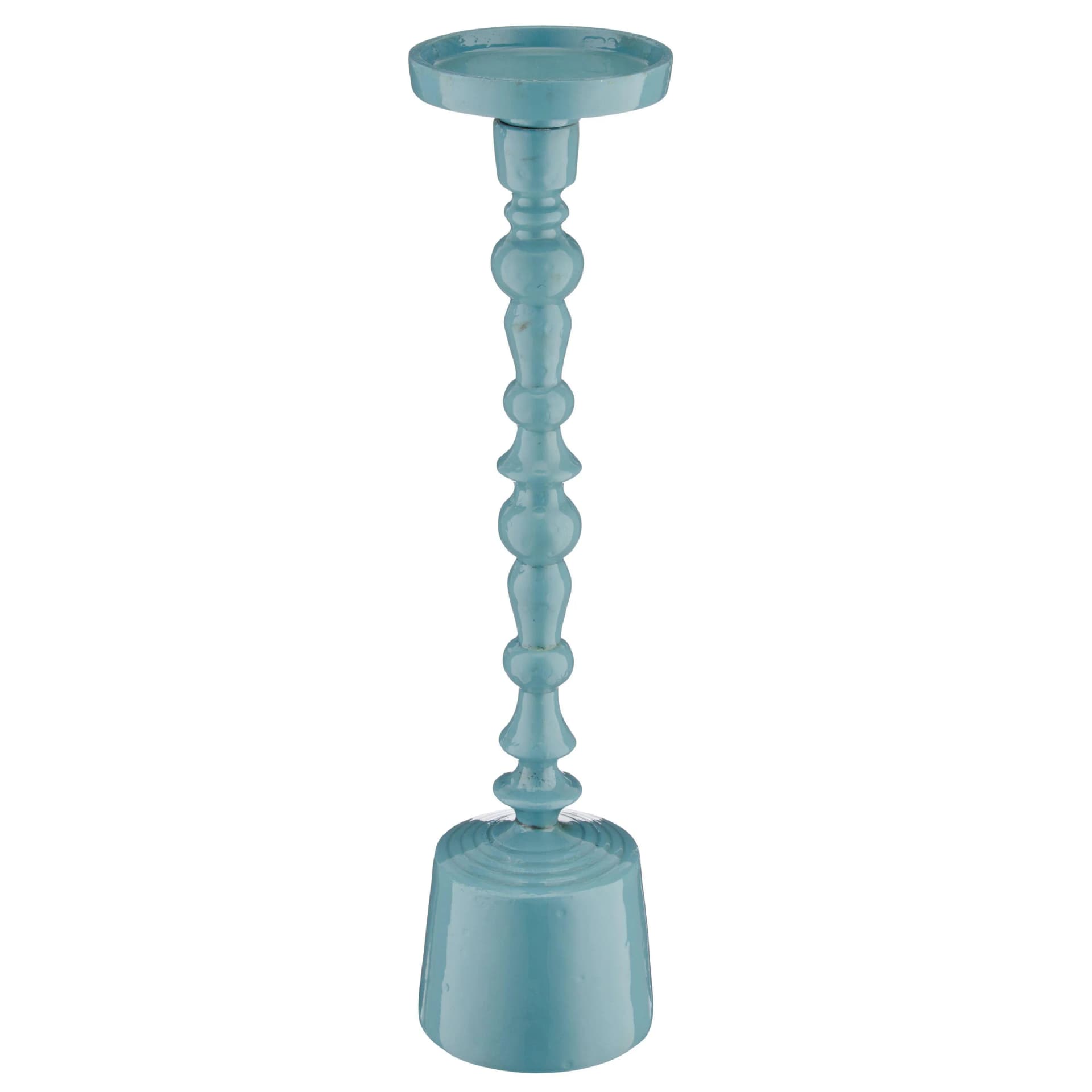 Gasper Kerzenhalter Aluminium Taubenblau