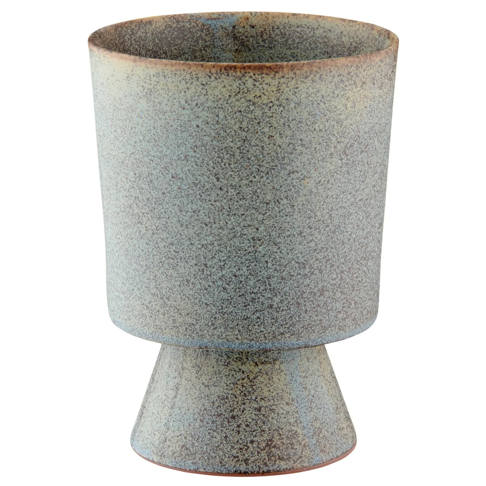 Gasper Amphore Keramik-Vase Blau