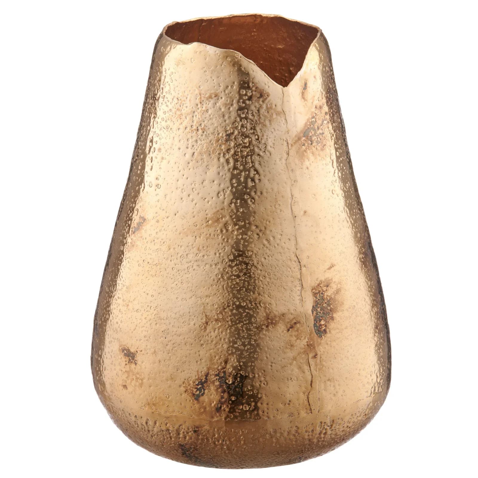 Vase ORGANIC Champagner Metall GASPER