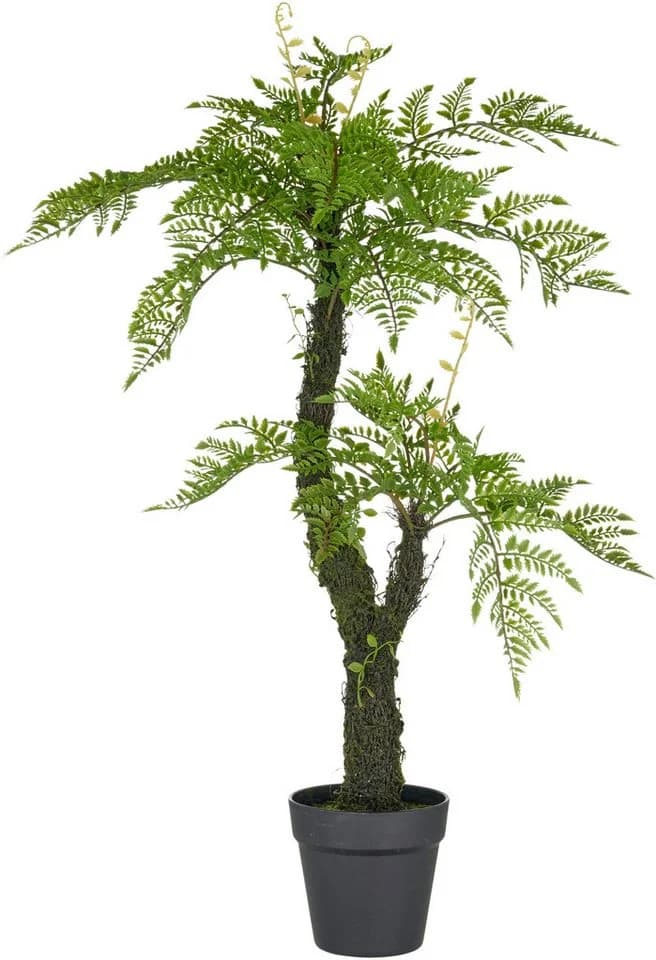 Creativ green Kunstfarn Baumfarn 80 cm auf Moosstamm - Bild 2