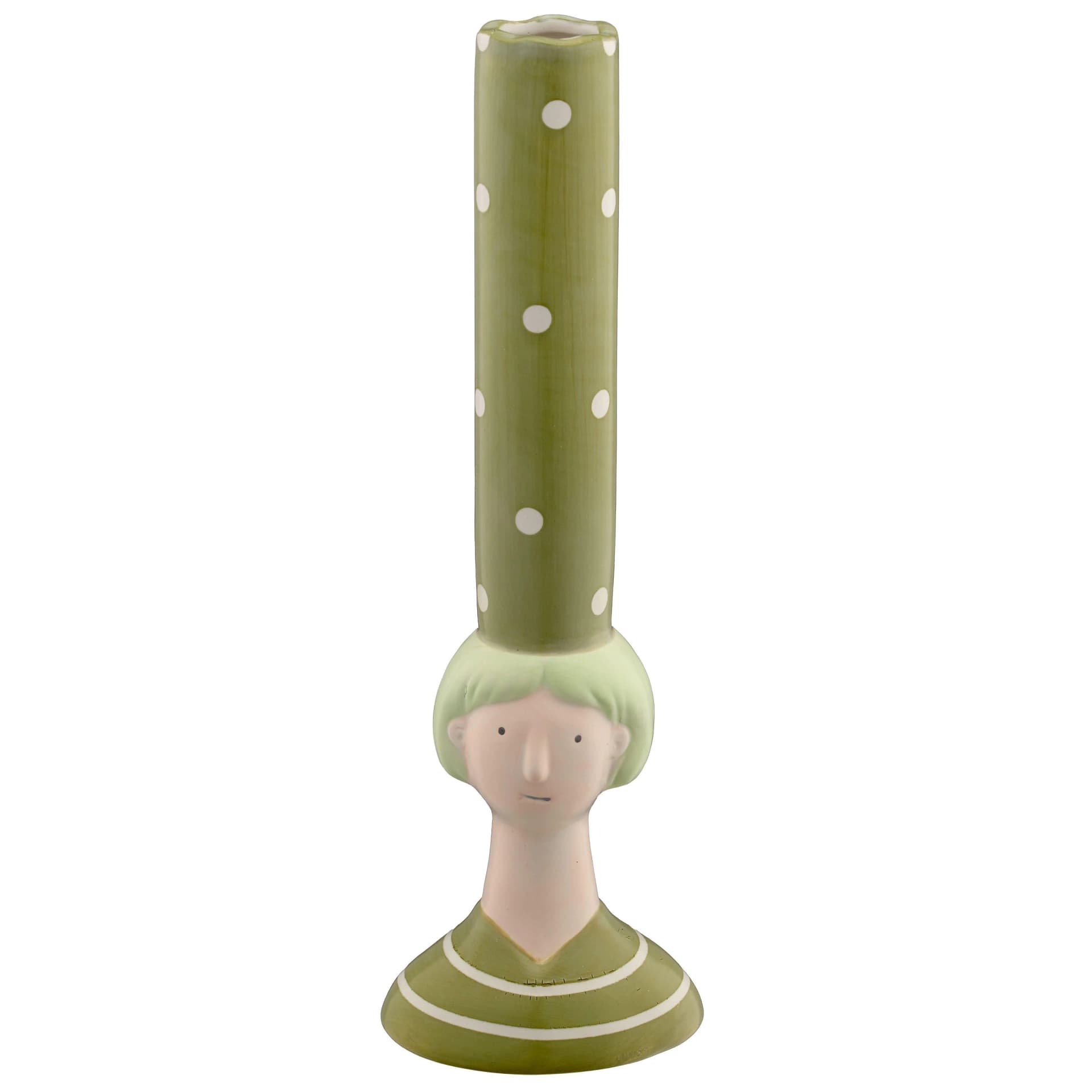 Vase Miami Grün Keramik 30 cm