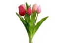 Künstlicher Tulpenbund mit 5 Tulpen Gasper Rosa Bild 2