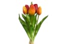 Gasper Künstlicher Tulpenbund 5er Orange-Rot Bild 2