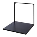Creativ Home Wandregal Schwarz Metall Bild 2