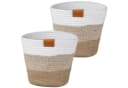 Creativ home Übertopf 2er Set Jute Baumwolle Bild 2
