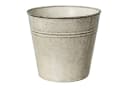 Creativ home Übertopf-Set 3-tlg. Metall Creme/Grau Bild 1