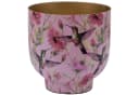 Übertopf CREATIV HOME Kolibridekor Rosa Bild 2