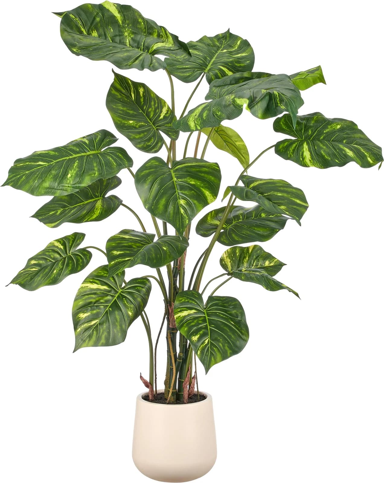 CREATIV GREEN Kunstpflanze Epipremnum aureum Grün mit Übertopf