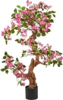 Creativ Green Künstlicher Bougainvillea-Baum Rosa Schwarz 130cm Bild 2