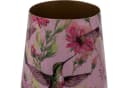 Tischvase CREATIV HOME Vase Rosa Florales Dekor Bild 1