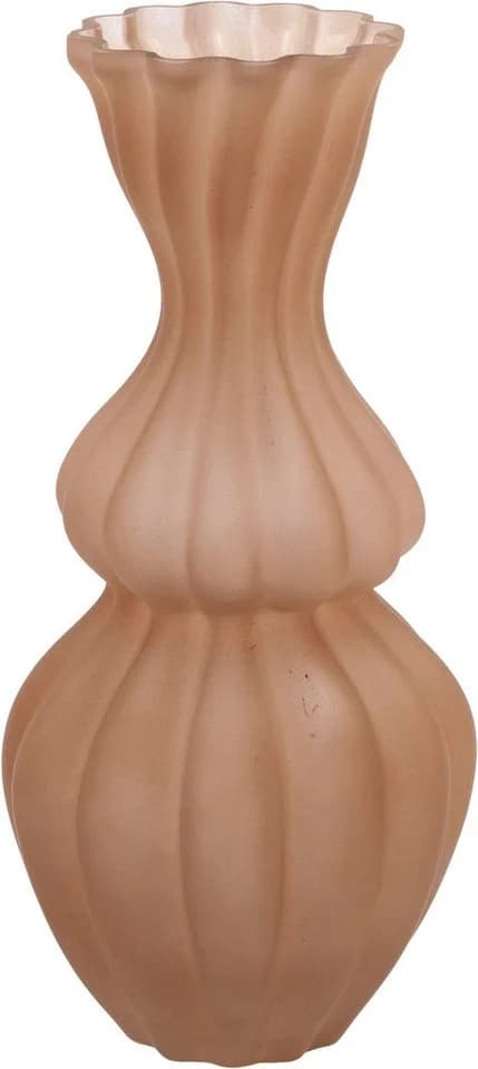 Tischvase CREATIV HOME Braun Florales Dekor