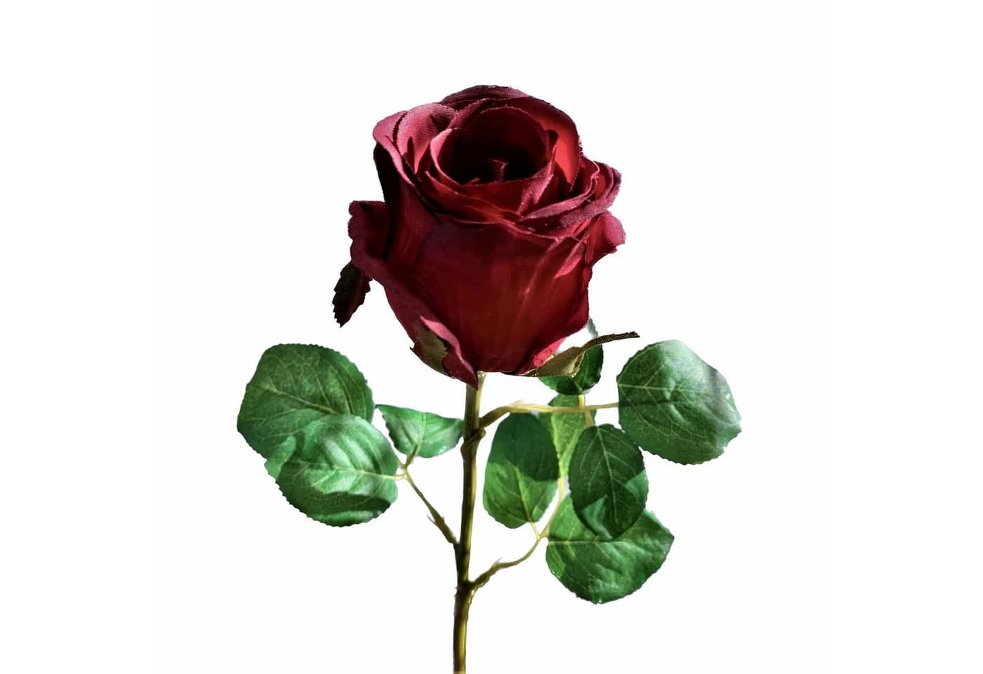 Kunstblume ROSE 51 cm, 1 Stück. ROT, Gasper