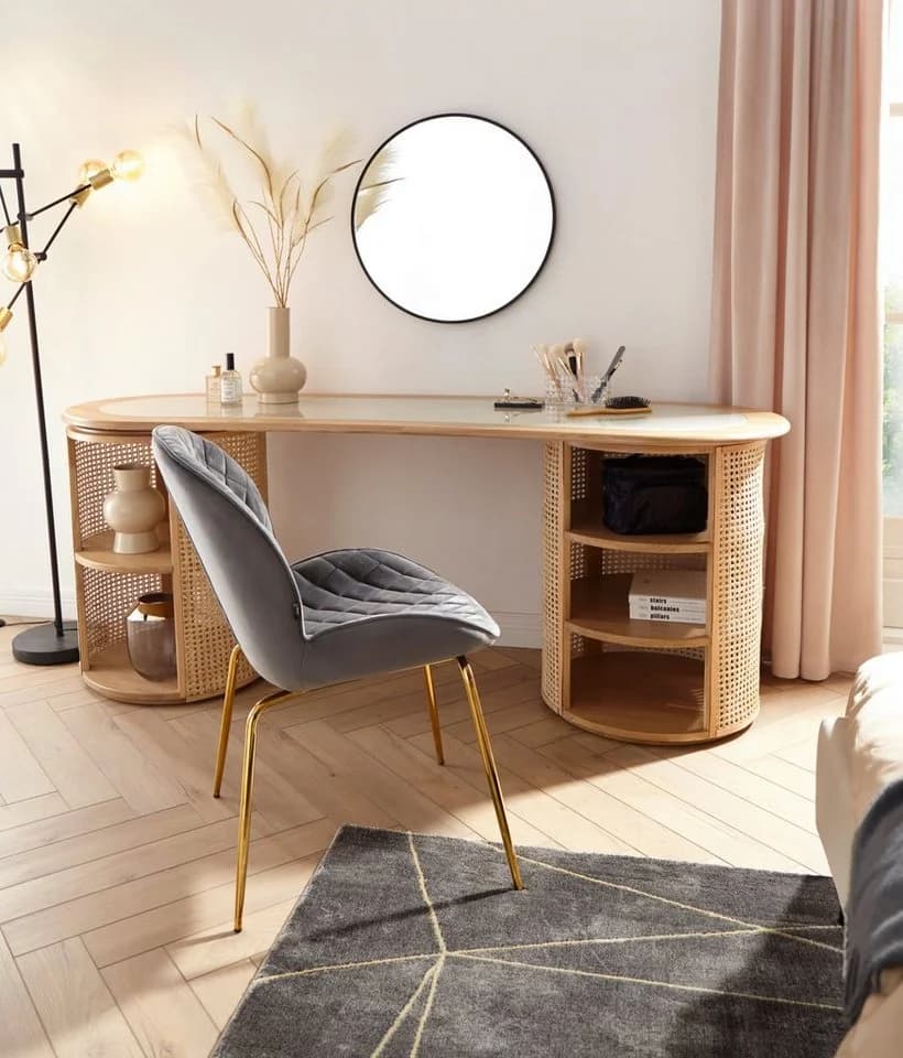 OTTO home Winterliche Kunstpflanze Mael 3er Set Reetgras Grün/Weiß - Bild 3