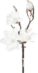 Kunstzweig Magnolie 2er Set Weiß LED Weihnachtsdeko Bild 1