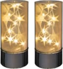 Creativ home LED-Leuchte Weihnachtsdeko 2er Set mit Sterneffekt Bild 1