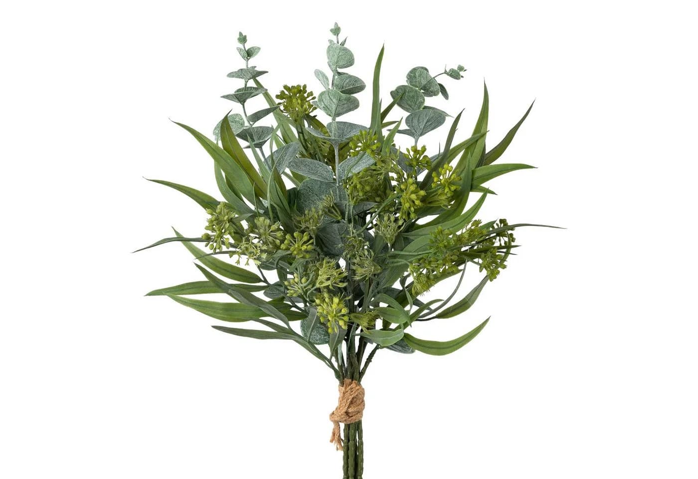 Kunstpflanze Künstlicher Eukalyptusbund MIX, Strauß, Beiwerk, 44 cm - Bild 2