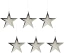 Creativ deco Baumbehang Weihnachtsdeko, Christbaumschmuck 6er Set mit Gravur-Optik Bild 2