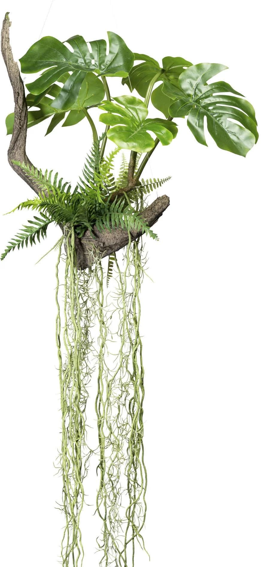 Creativ Green Splitphilodendron Kunstpflanze Grün Hängepflanze - Bild 2