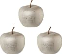 CREATIV DECO Weihnachtsdeko Dekofigur 3er Set Gold Keramik Glitzer Bild 2