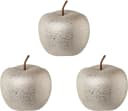 CREATIV DECO Weihnachtsdeko Dekofigur 3er Set Gold Keramik Glitzer Bild 3