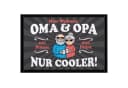 MoonWorks Fußmatte Hier wohnen Oma und Opa Großeltern lustige, rechteckig Bild 2