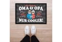 MoonWorks Fußmatte Hier wohnen Oma und Opa Großeltern lustige, rechteckig Bild 3