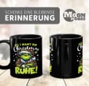 MoonWorks Keramiktasse Grinch Motiv Schwarz Bild 1
