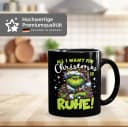 MoonWorks Keramiktasse Grinch Motiv Schwarz Bild 3