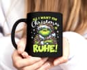 MoonWorks Keramiktasse Grinch Motiv Schwarz Bild 4