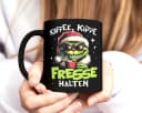 MoonWorks Keramiktasse mit Grinch Weihnachtsmotiv Schwarz Bild 4