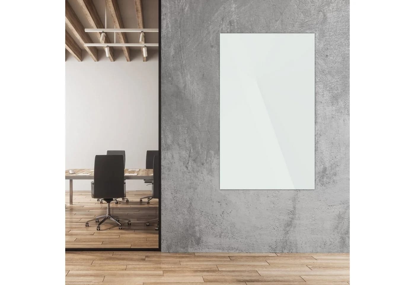 Master of Boards Rahmenlose Glasmagnettafel Weiss Sicherheitsglas - Bild 2