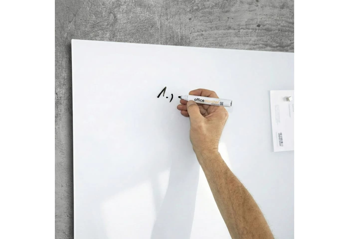 Master of Boards Glas-Whiteboard Pearlwhite rahmenlos magnethaftend - Bild 4
