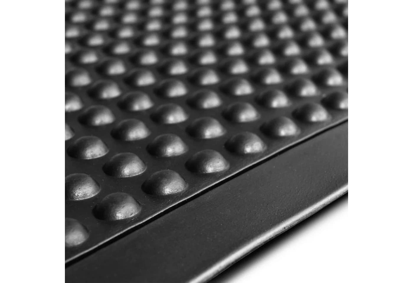 etm Gummimatte Bubble Arbeitsmatte Schwarz Naturgummi