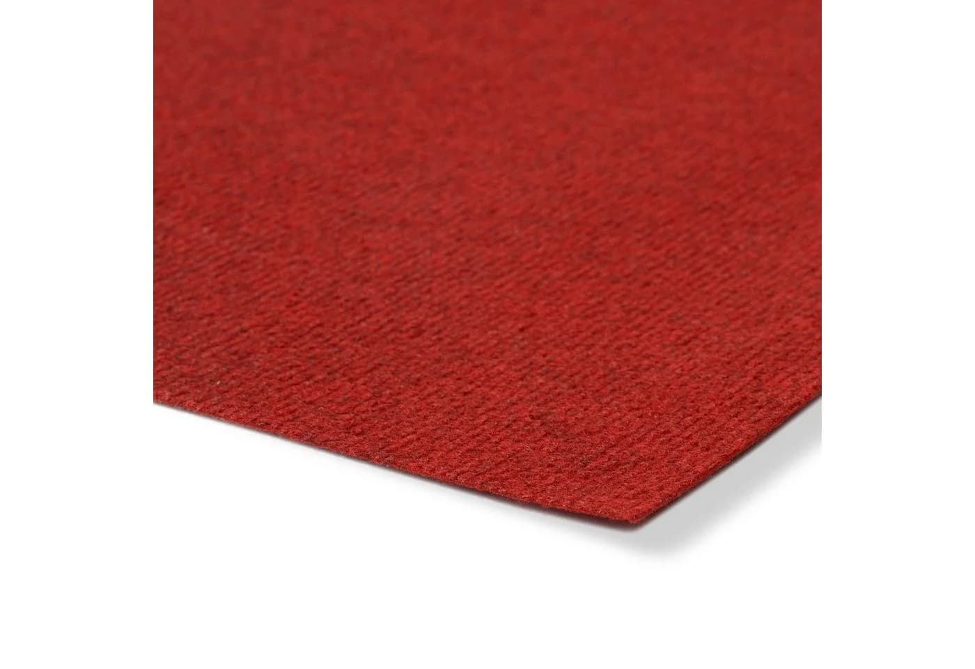 Floordirekt Messeteppich Sintra Rot Polypropylen Rippe