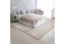 Floordirekt Hochflor-Bettumrandung Sundae Beige 3-tlg. Velours Bild 2