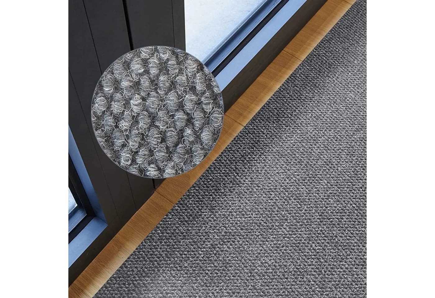 Floordirekt Fußmatte Hong Kong Grau Schmutzfangmatte Rechteckig - Bild 4