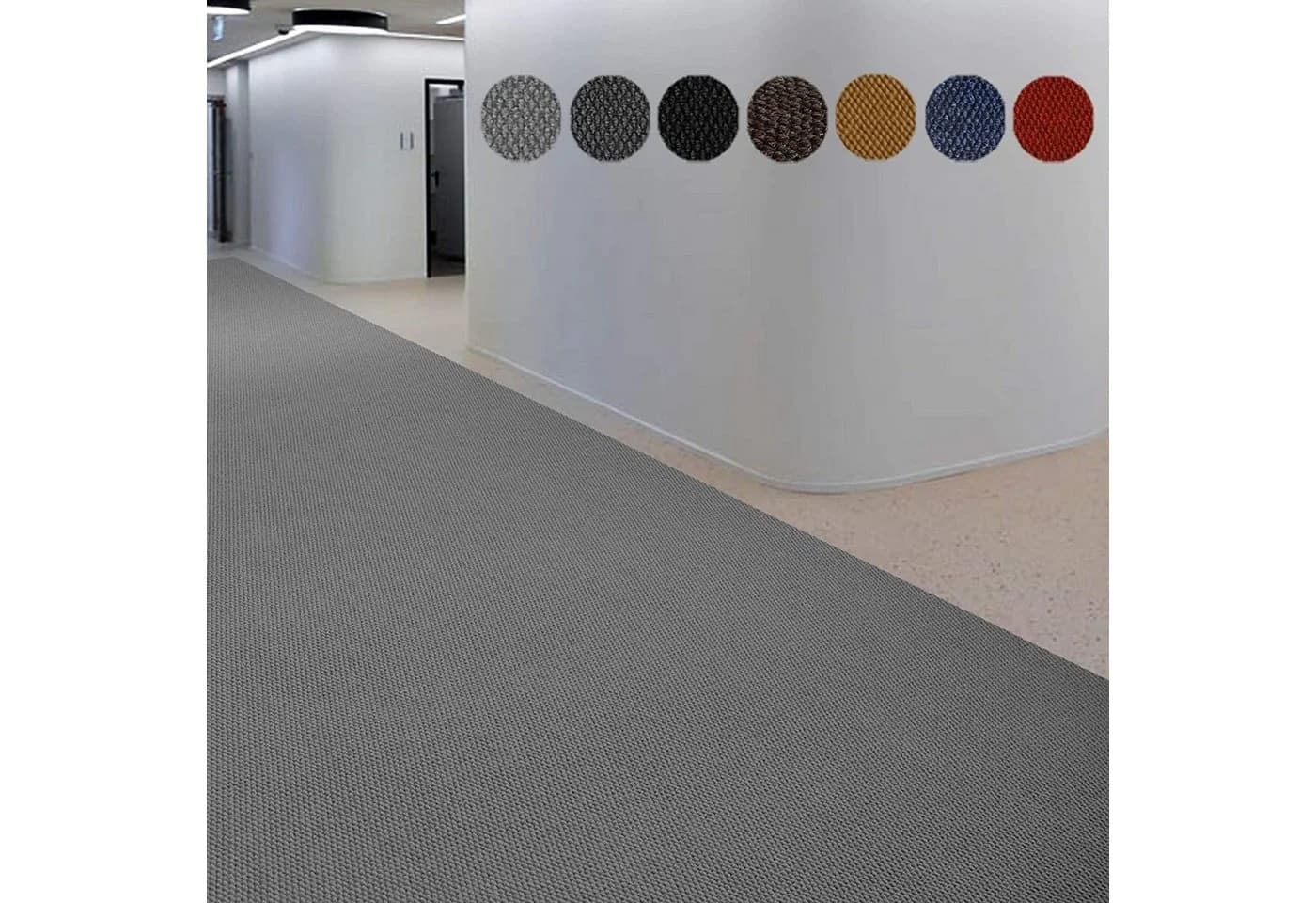 Floordirekt Fußmatte Hong Kong Grau Schmutzfangmatte Rechteckig - Bild 5